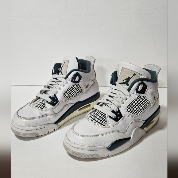 Air Jordan 4 Retro GS “Oxidized Green” – Size 3.5 - Picture 4 of 8